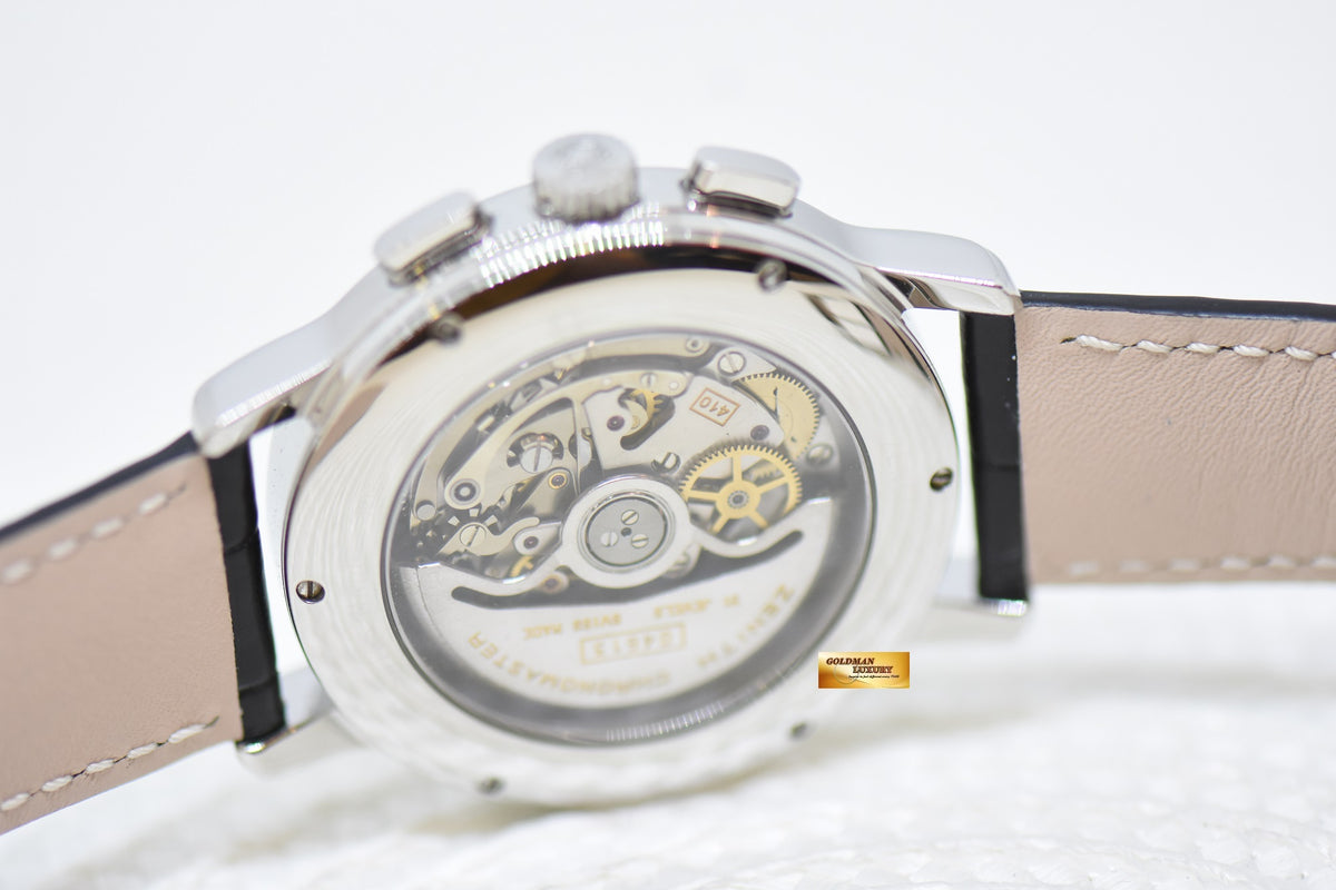 [SOLD] ZENITH EL PRIMERO CHRONOMASTER 39mm MOONPHASE TRIPLE CALENDAR AUTOMATIC 01.0240.410 (MINT)