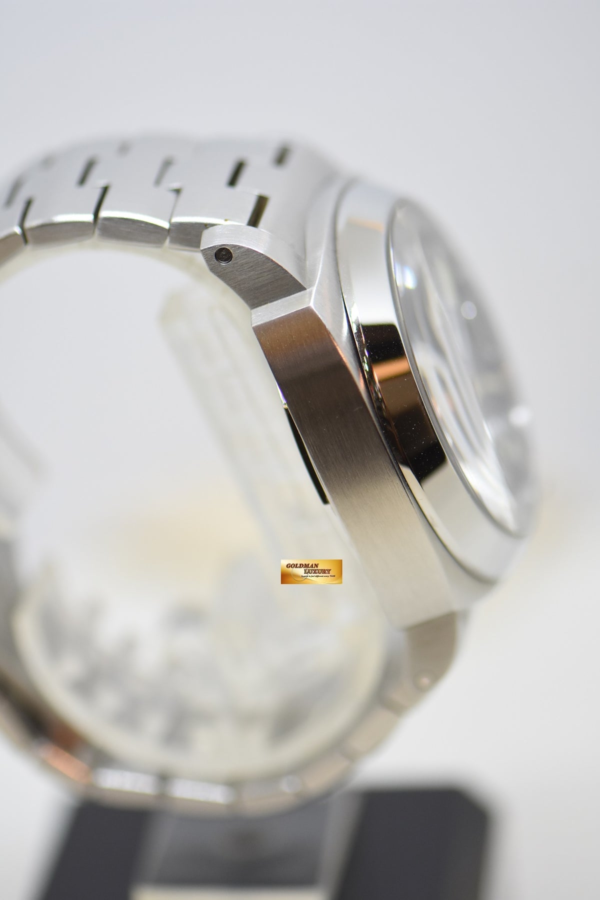 [SOLD] PANERAI LUMINOR 1950 GMT 44mm STEEL IN BRACELET BLACK DIAL AUTOMATIC PAM 297 (MINT)