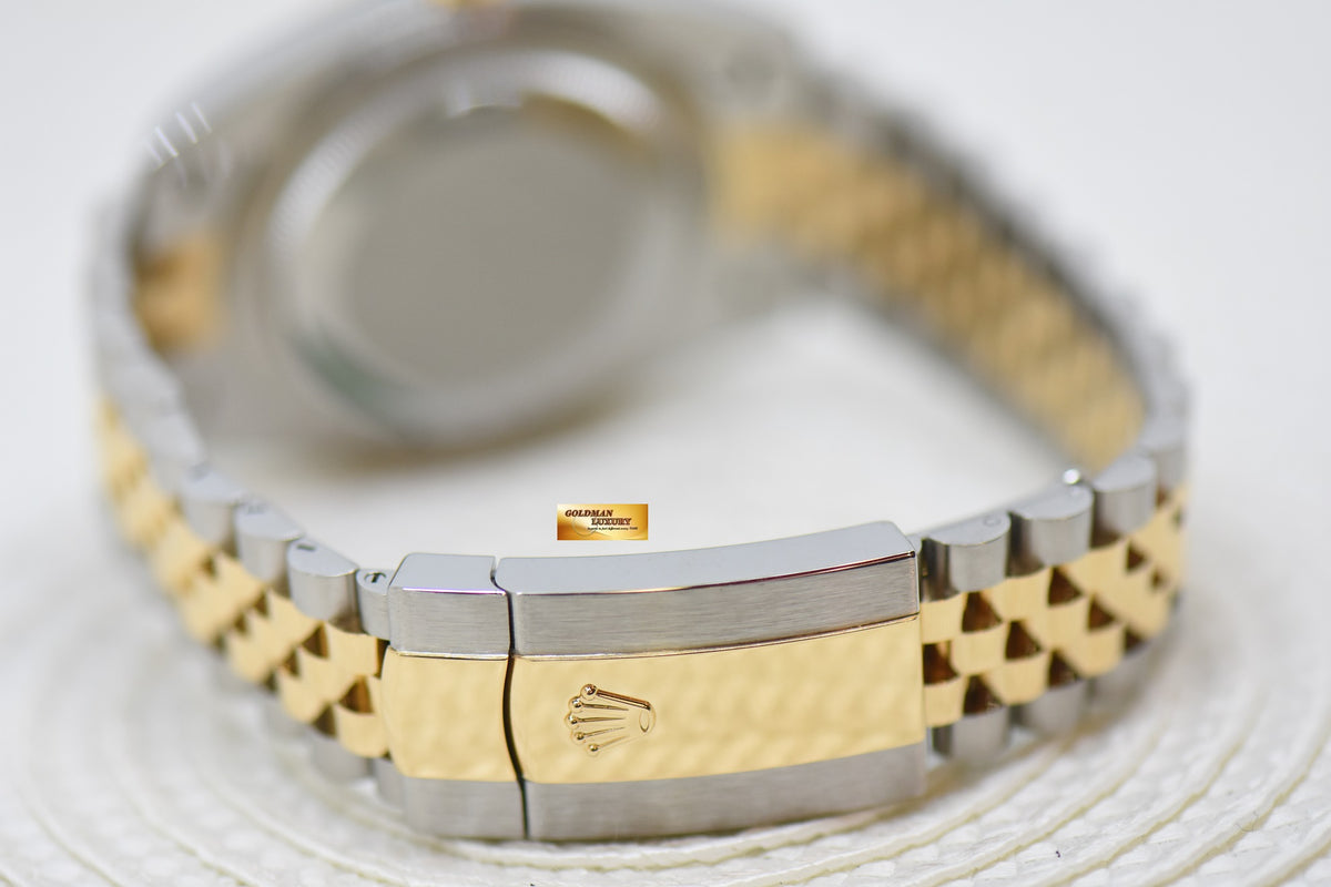 [SOLD] ROLEX OYSTER PERPETUAL 41mm GOLD / STEEL IN JUBILEE BRACELET BLACK DIAL AUTOMATIC 126333 (NEW-UNWORN)