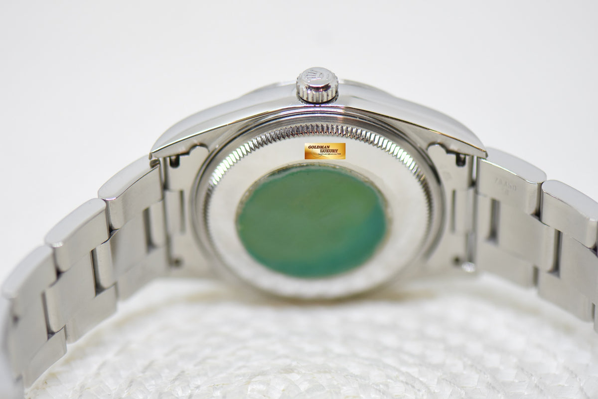[SOLD] ROLEX OYSTER PERPETUAL AIR-KING 34mm PRECISION STEEL BLUE DIAL 14000 (MINT)
