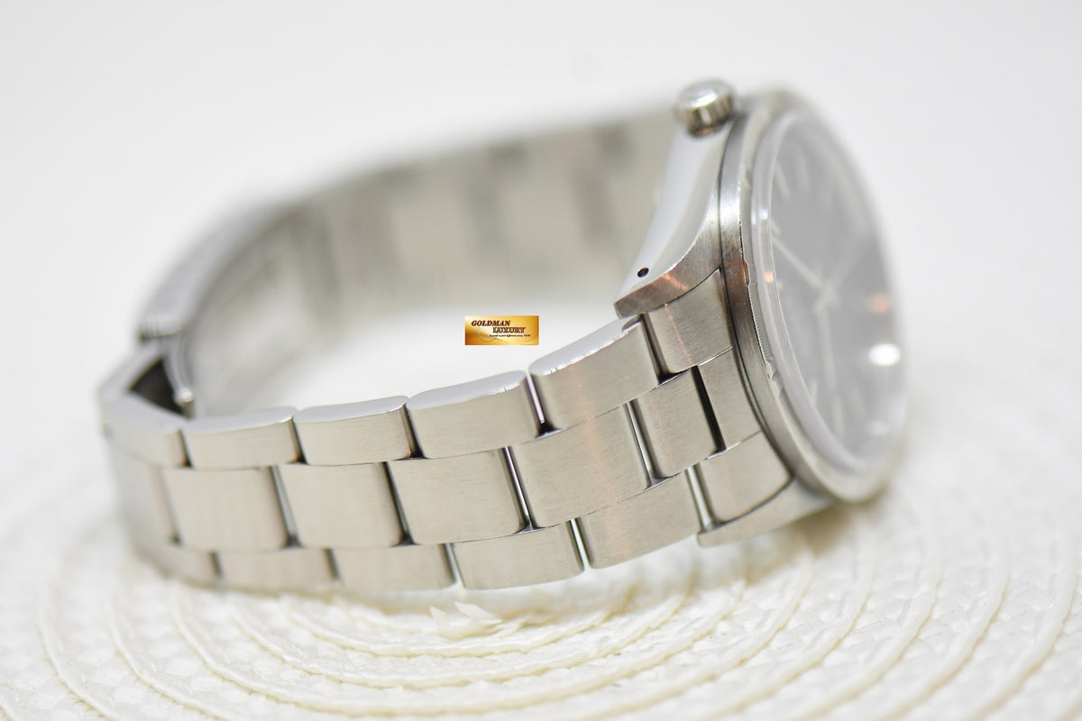 [SOLD] ROLEX OYSTER PERPETUAL AIR-KING 34mm PRECISION STEEL GREY DIAL 14010 (MINT)