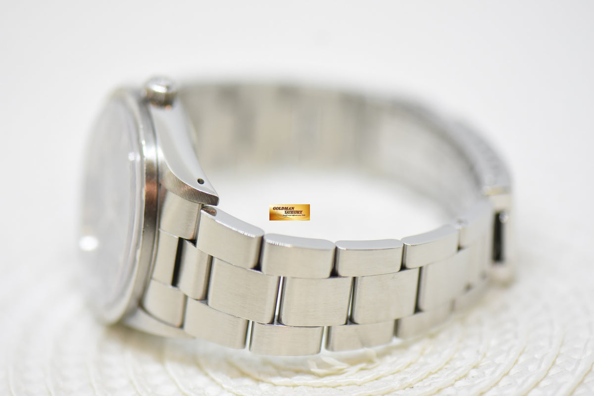 [SOLD] ROLEX OYSTER PERPETUAL AIR-KING 34mm PRECISION STEEL GREY DIAL 14010 (MINT)