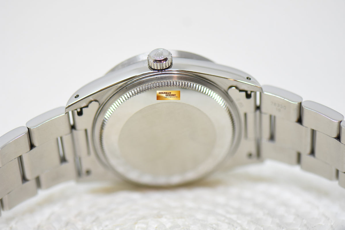 [SOLD] ROLEX OYSTER PERPETUAL AIR-KING 34mm PRECISION STEEL GREY DIAL 14010 (MINT)