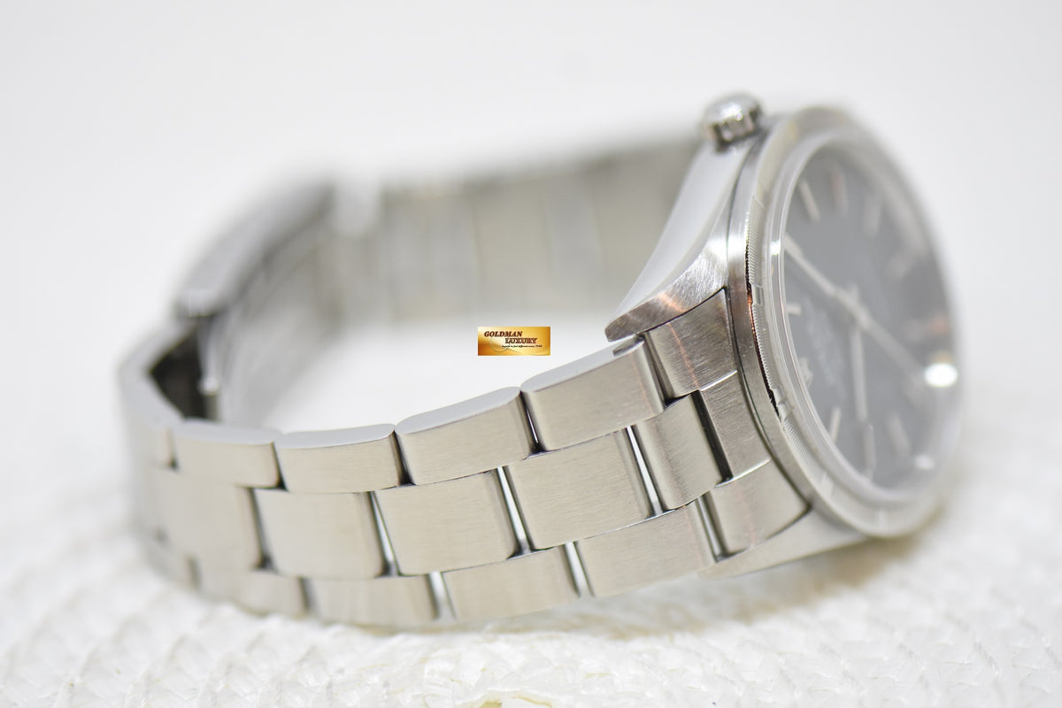 [SOLD] ROLEX OYSTER PERPETUAL AIR-KING 34mm PRECISION STEEL BLUE DIAL 14010 (MINT)
