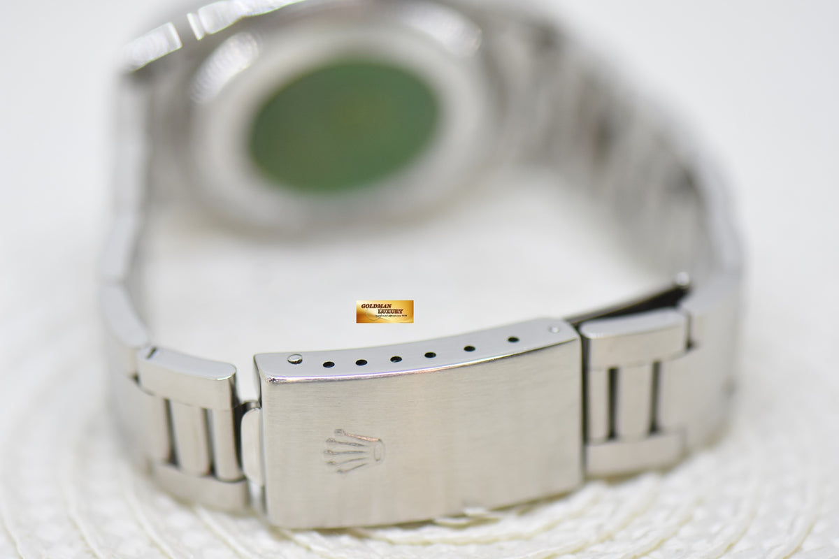 [SOLD] ROLEX OYSTER PERPETUAL AIR-KING 34mm PRECISION STEEL BLUE DIAL 14010 (MINT)