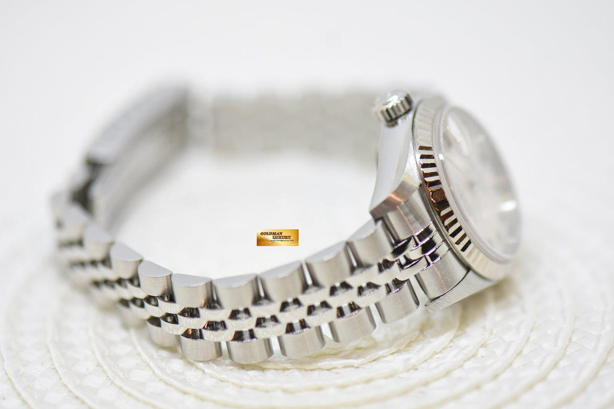 [SOLD] ROLEX OYSTER DATEJUST 26mm STEEL IN JUBILEE BRACELET MOP DIAL 79174 (MINT)