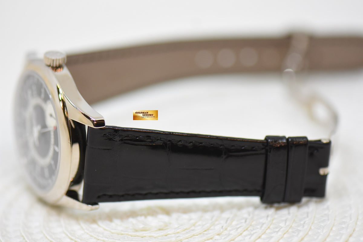 [SOLD] PATEK PHILIPPE CALATRAVA 39mm WHITE GOLD IN LEATHER STRAP AUTOMATIC 6006G (LNIB)
