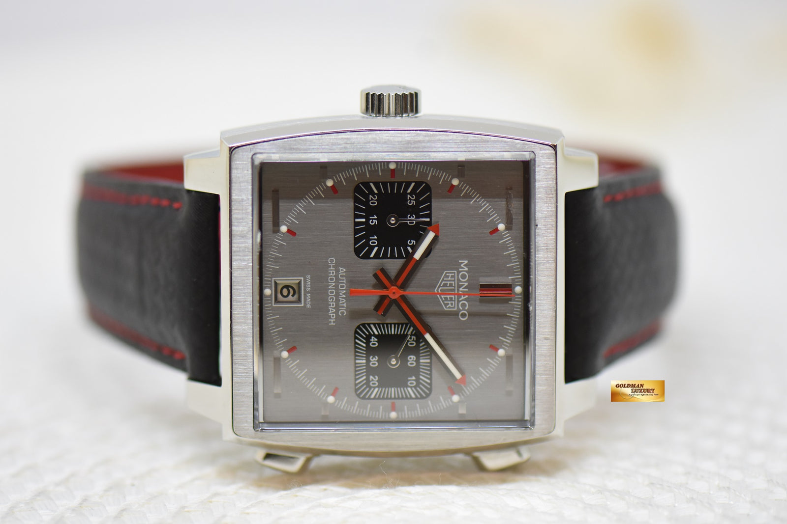 SOLD TAG HEUER MONACO CALIBRE 11 CHRONOGRAPH GREY DIAL LIMITED EDITI Goldman Luxury