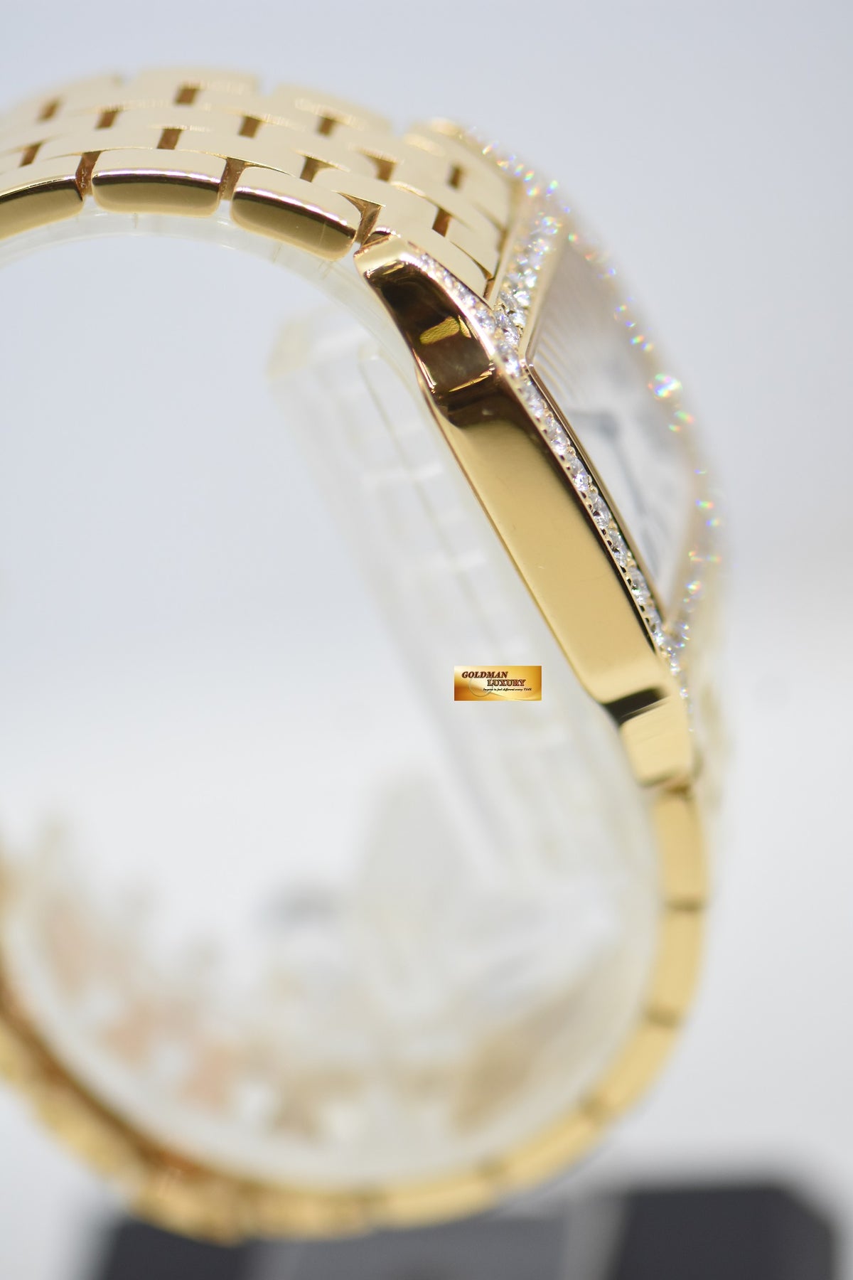 [SOLD] CARTIER SANTOS DEMOISELLE 18K ROSE GOLD IN BRACELET DIAMOND QUARTZ 2702 (MINT)