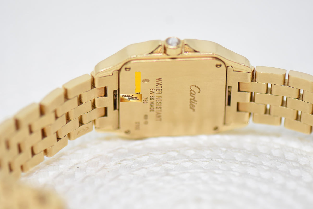 [SOLD] CARTIER SANTOS DEMOISELLE 18K ROSE GOLD IN BRACELET DIAMOND QUARTZ 2702 (MINT)