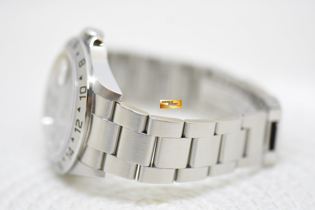 [SOLD] ROLEX OYSTER PERPETUAL EXPLORER II 40mm STEEL BLACK DIAL CALIBRE 3185 16570 (NO PINHOLE) (MINT)