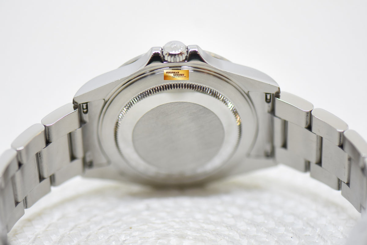 [SOLD] ROLEX OYSTER PERPETUAL EXPLORER II 40mm STEEL BLACK DIAL CALIBRE 3185 16570 (REHAUT ENGRAVINGS-NO PINHOLE) (MINT)