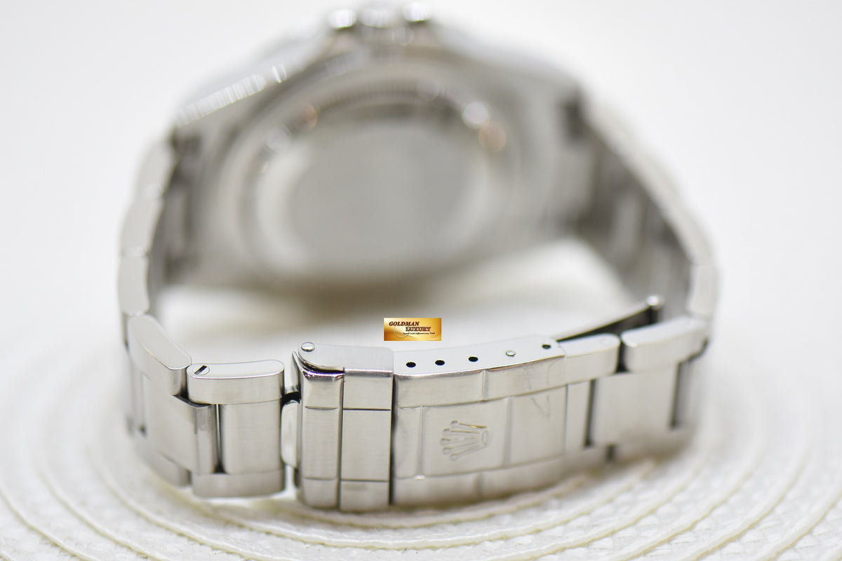 [SOLD] ROLEX OYSTER PERPETUAL EXPLORER II 40mm STEEL BLACK DIAL CALIBRE 3185 16570 (REHAUT ENGRAVINGS-NO PINHOLE) (MINT)
