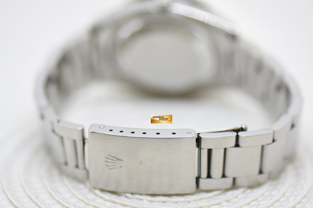 [SOLD] ROLEX OYSTER DATEJUST 36mm TURN-O-GRAPH STEEL IN OYSTER BRACELET BLACK DIAL 16264 (MINT)