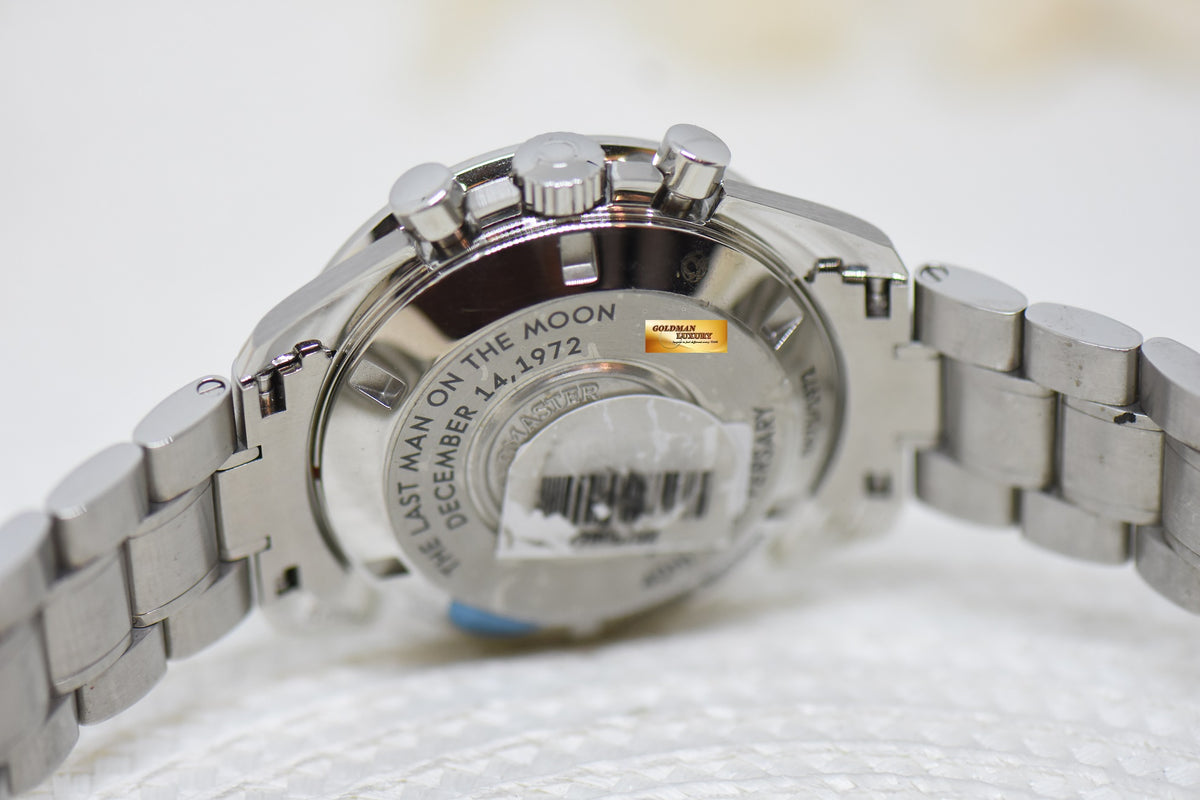 [SOLD] OMEGA SPEEDMASTER CHRONOGRAPH MOONWATCH APOLLO 17 SILVER COIN “ZEUS” DIAL 40TH ANNIVERSARY LIMITED EDITION (NEW-UNWORN)
