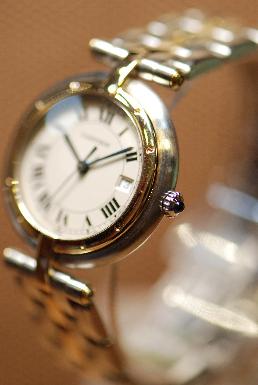 [SOLD] CARTIER PANTHERE LADIES HALF-GOLD QUARTZ (Mint)