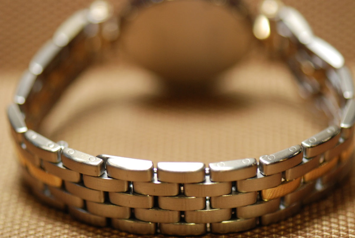 [SOLD] CARTIER PANTHERE LADIES HALF-GOLD QUARTZ (Mint)