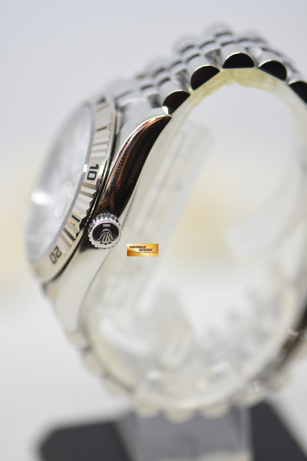 [SOLD] ROLEX OYSTER DATEJUST 36mm TURN-O-GRAPH STEEL IN JUBILEE BRACELET WHITE DIAL 116264 (MINT)