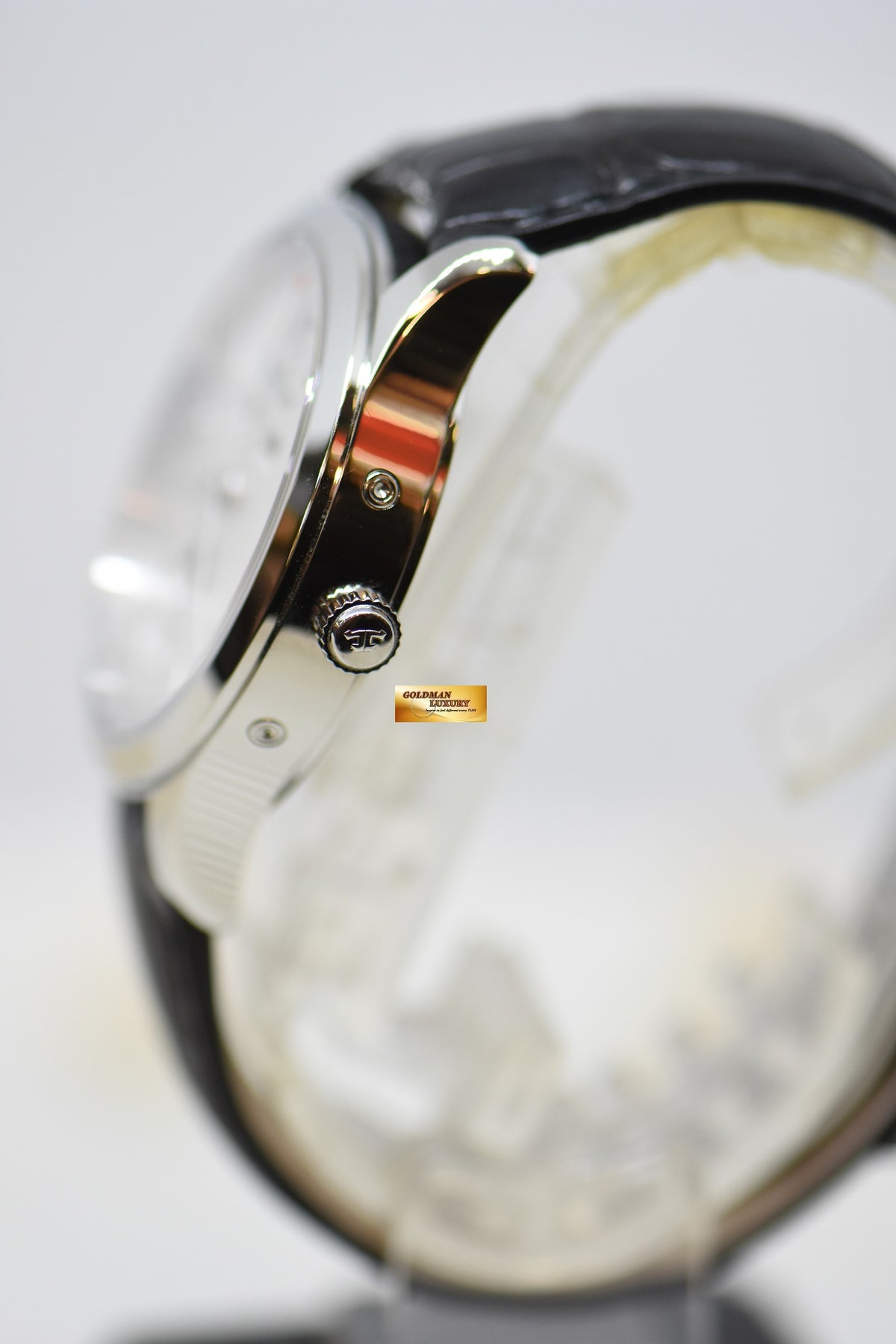 [SOLD] JLC MASTER CONTROL CALENDAR MOONPHASE 40mm STEEL IN LEATHER STRAP AUTOMATIC Q1558420 (MINT)