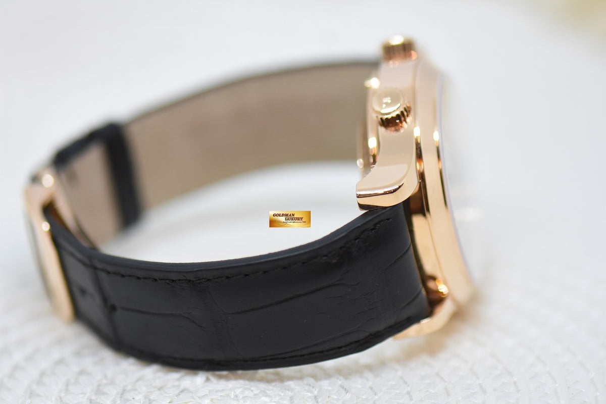 [SOLD] JAEGER Le-COULTRE MASTER GRANDE PERPETUAL CALENDAR MEMOVOX ALARM MOONPHASE ROSE GOLD IN LEATHER STRAP AUTOMATIC Q146295 (LNIB)