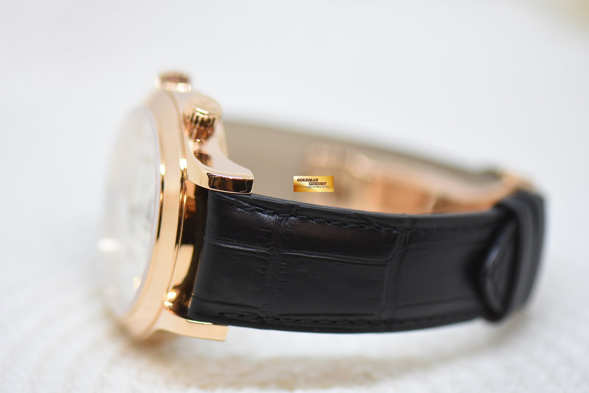 [SOLD] JAEGER Le-COULTRE MASTER GRANDE PERPETUAL CALENDAR MEMOVOX ALARM MOONPHASE ROSE GOLD IN LEATHER STRAP AUTOMATIC Q146295 (LNIB)