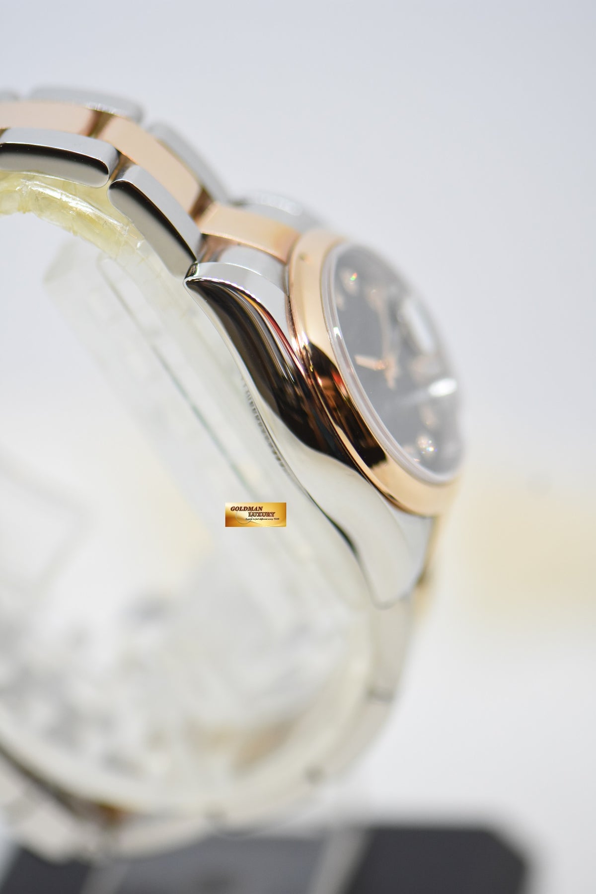 [SOLD] ROLEX OYSTER DATEJUST 26mm HALF-EVEROSE GOLD OYSTER BRACELET DARK COMPUTER DIAMOND DIAL 179161 (MINT)