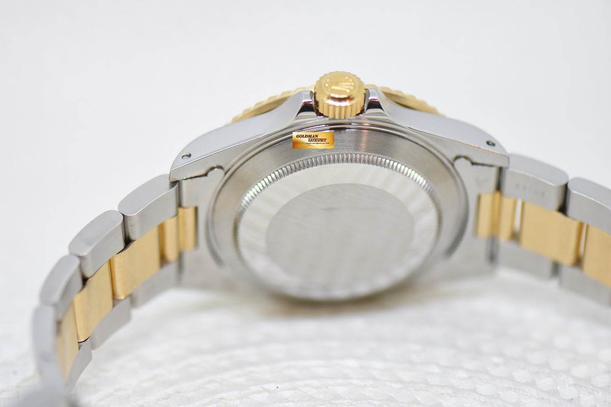 [SOLD] ROLEX OYSTER SUBMARINER 40mm GOLD / STEEL BLUESY TRITIUM DIAL 16613LB (MINT)