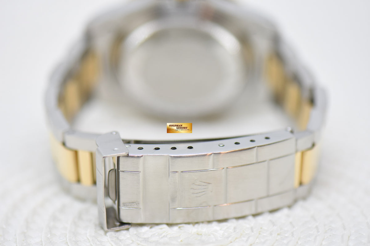 [SOLD] ROLEX OYSTER SUBMARINER 40mm GOLD / STEEL BLUESY TRITIUM DIAL 16613LB (MINT)