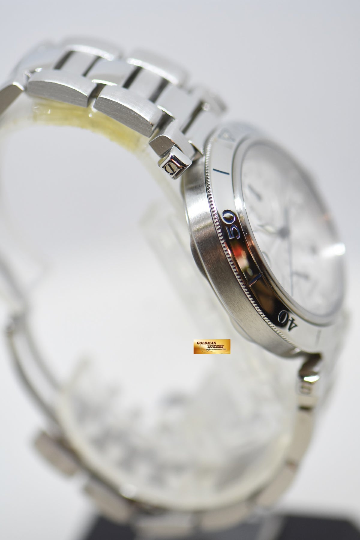 [SOLD] CARTIER PASHA DATE 24HR POWER RESERVE 38mm STEEL IN BRACELET AUTOMATIC 2388 (MINT)