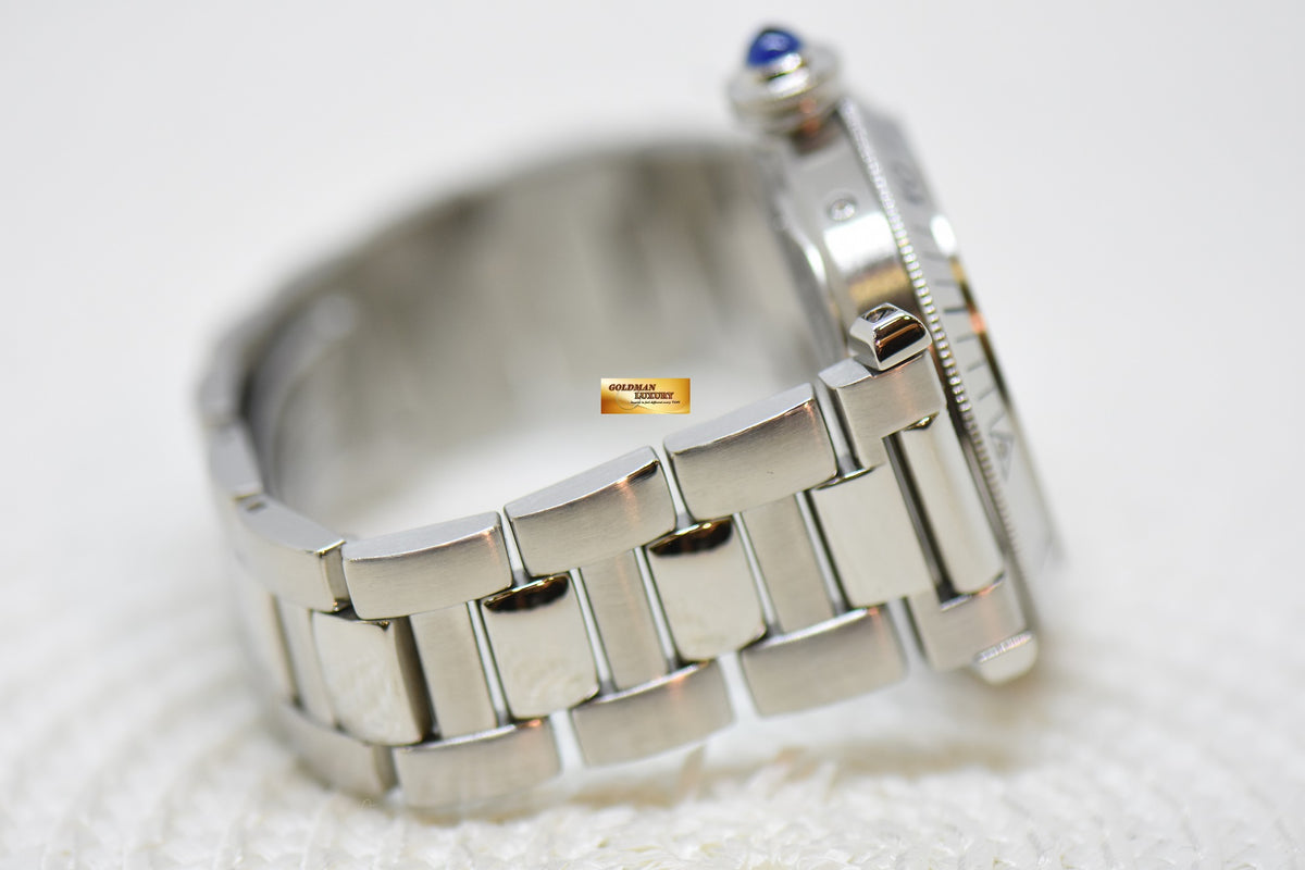 [SOLD] CARTIER PASHA DATE 24HR POWER RESERVE 38mm STEEL IN BRACELET AUTOMATIC 2388 (MINT)