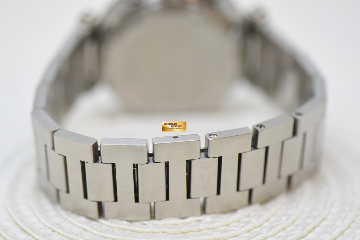 [SOLD] CARTIER PASHA CHRONOGRAPH 36mm STEEL IN BRACELET “PANDA DIAL” AUTOMATIC 2412 (MINT)