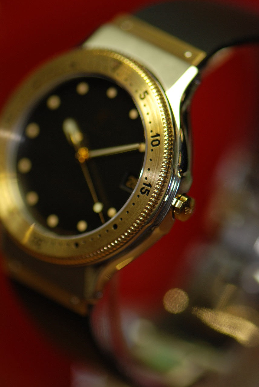 [SOLD] HUBLOT MDM HALF-GOLD LADIES AUTOMATIC (Mint)