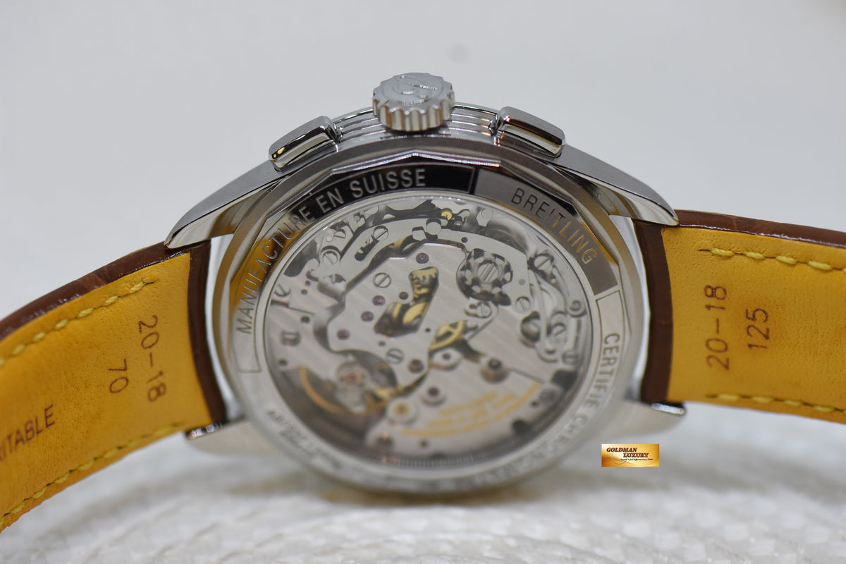 [SOLD] BREITLING PREMIER B09 CHRONOGRAPH 40 STEEL PISTACHIO GREEN MANUAL WINDING AB0930 (LNIB)