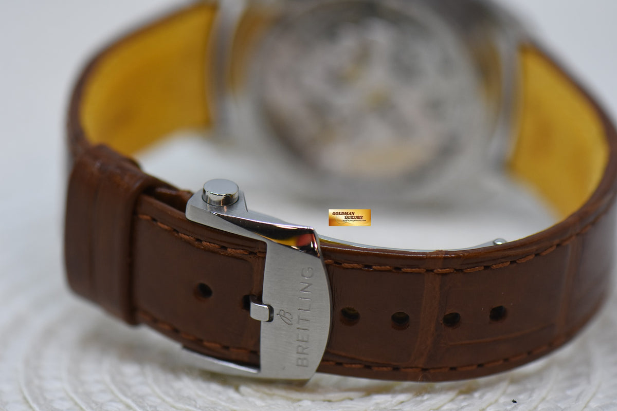 [SOLD] BREITLING PREMIER B09 CHRONOGRAPH 40 STEEL PISTACHIO GREEN MANUAL WINDING AB0930 (LNIB)