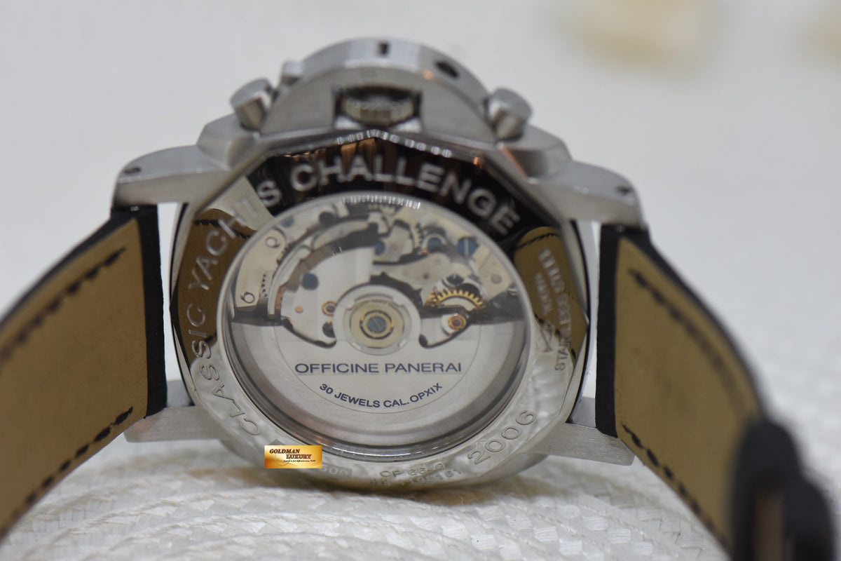 [SOLD] PANERAI LUMINOR 1950 FLYBACK REGATTA CHRONOGRAPH 44mm STEEL AUTOMATIC PAM 253 (LNIB)