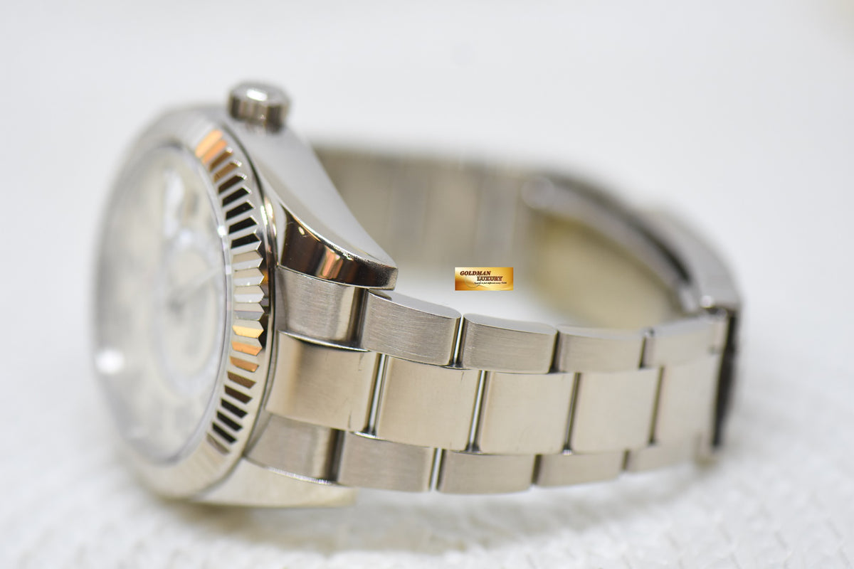 [SOLD] ROLEX OYSTER PERPETUAL SKY-DWELLER 42mm ANNUAL CALENDAR GMT WHITE GOLD WHITE DIAL 326939 (MINT)