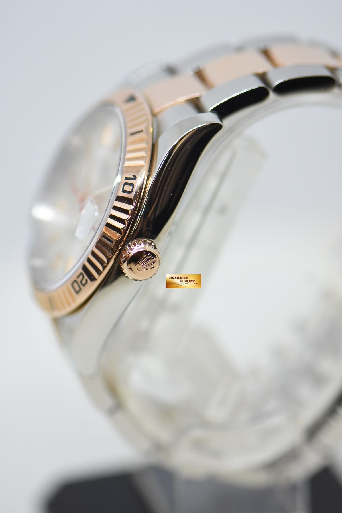 [SOLD] ROLEX OYSTER DATEJUST 36mm TURN-O-GRAPH EVEROSE / STEEL IN OYSTER BRACELET SILVER DIAL 116261 (MINT)