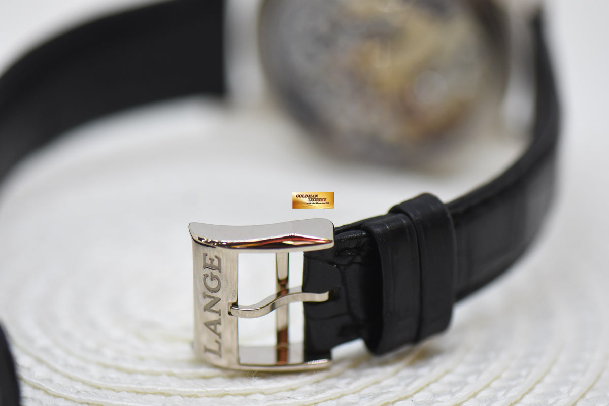 [SOLD] A.LANGE & SOHNE 1815 FLYBACK CHRONOGRAPH WHITE GOLD MANUAL WINDING 402.026 (MINT)