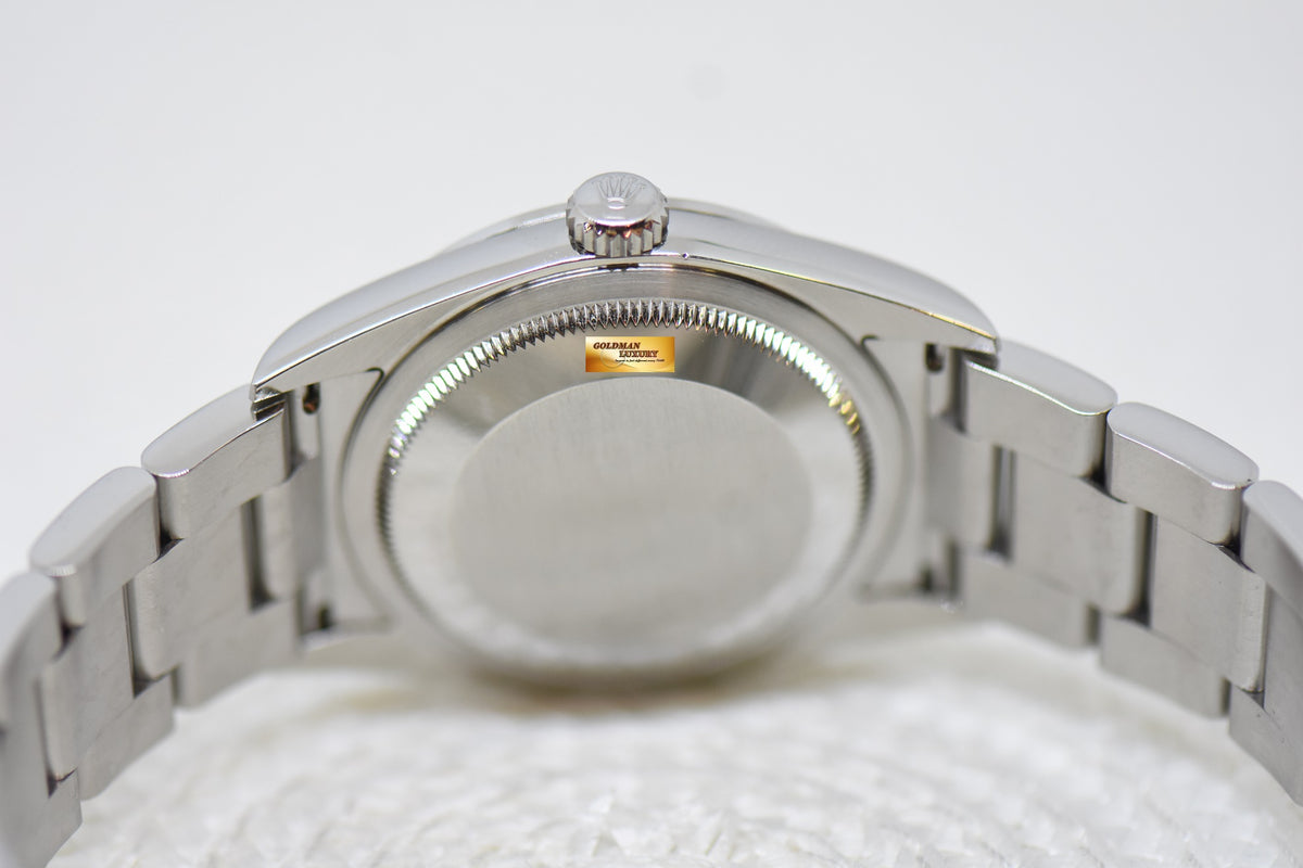 [SOLD] ROLEX OYSTER EXPLORER 1 36mm STEEL IN OYSTER BRACELET “SWISS MADE” DIAL 114270 (MINT)