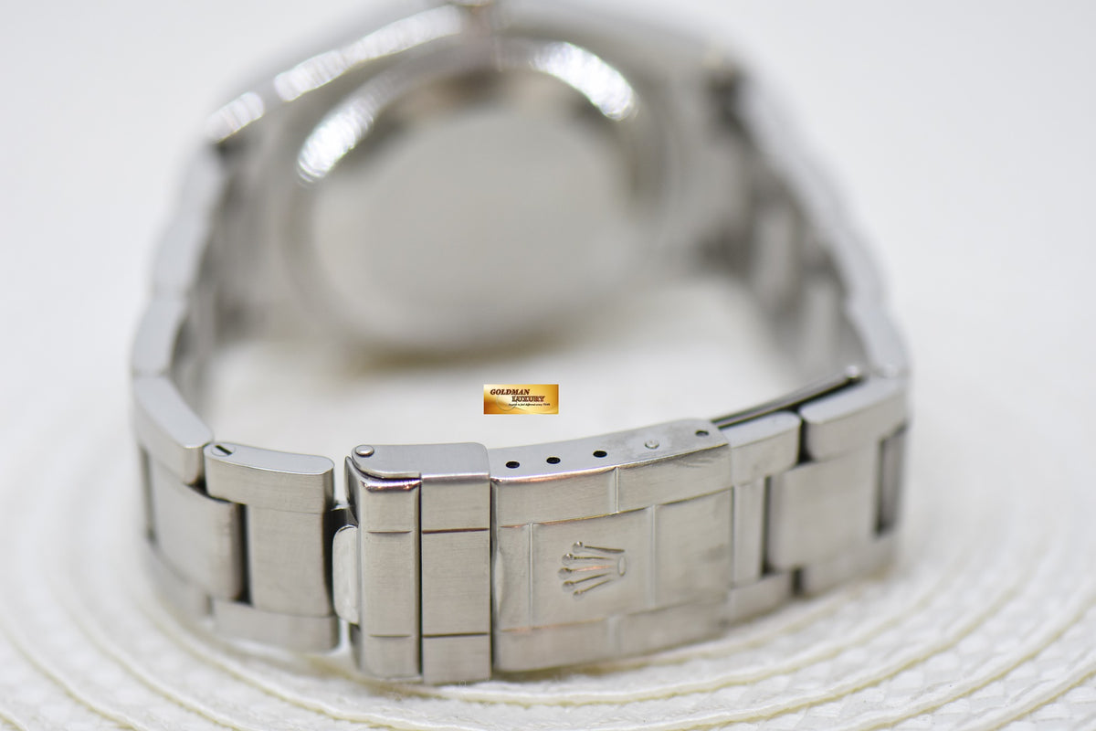[SOLD] ROLEX OYSTER EXPLORER 1 36mm STEEL IN OYSTER BRACELET “SWISS MADE” DIAL 114270 (MINT)
