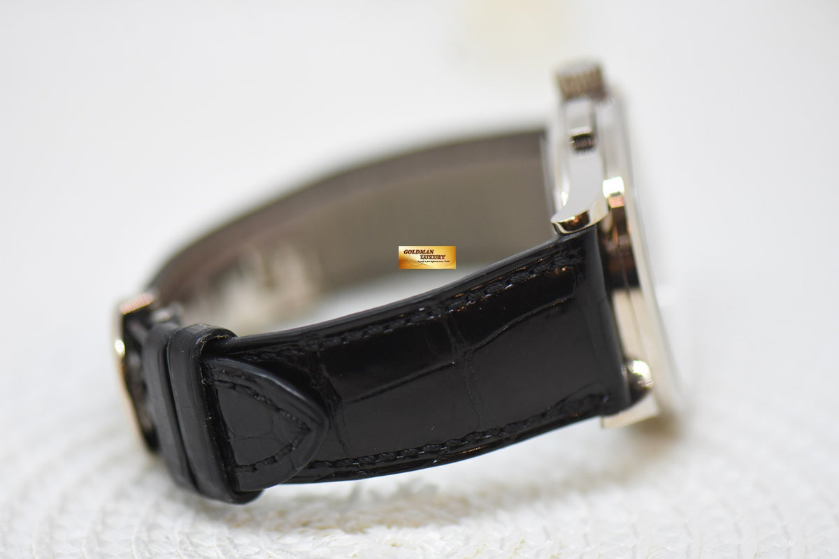 [SOLD] PATEK PHILIPPE CHRONOGRAPH 39MM 18K WHITE GOLD IN LEATHER STRAP MANUAL 5170G (MINT)