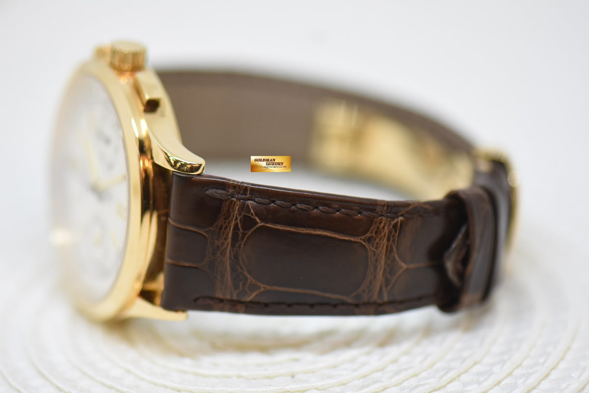 [SOLD] PATEK PHILIPPE CHRONOGRAPH 39MM 18K YELLOW GOLD IN LEATHER STRAP MANUAL 5170J (MINT)