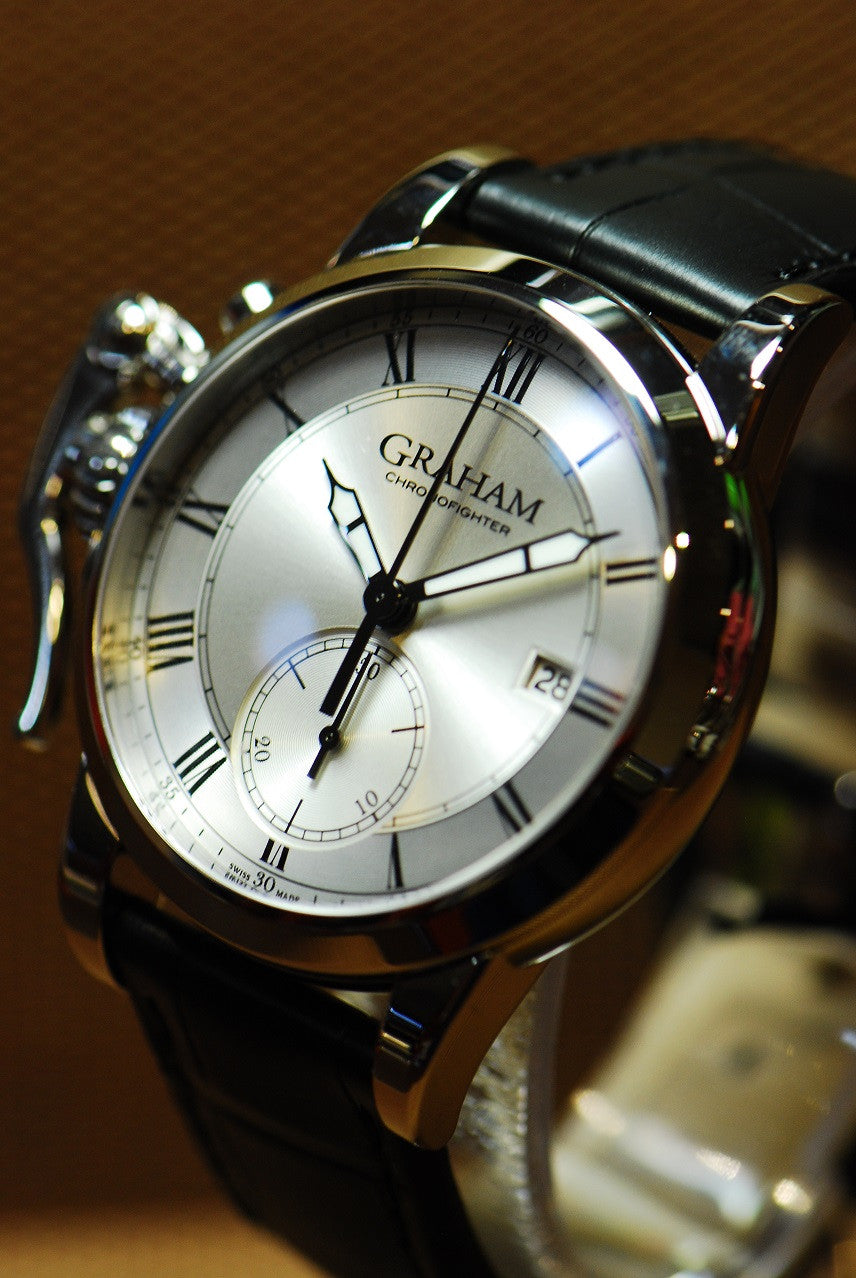 [SOLD] GRAHAM CHRONOFIGHTER 1695 SILVER 925 CHRONOGRAPH (NEW - UNWORN)