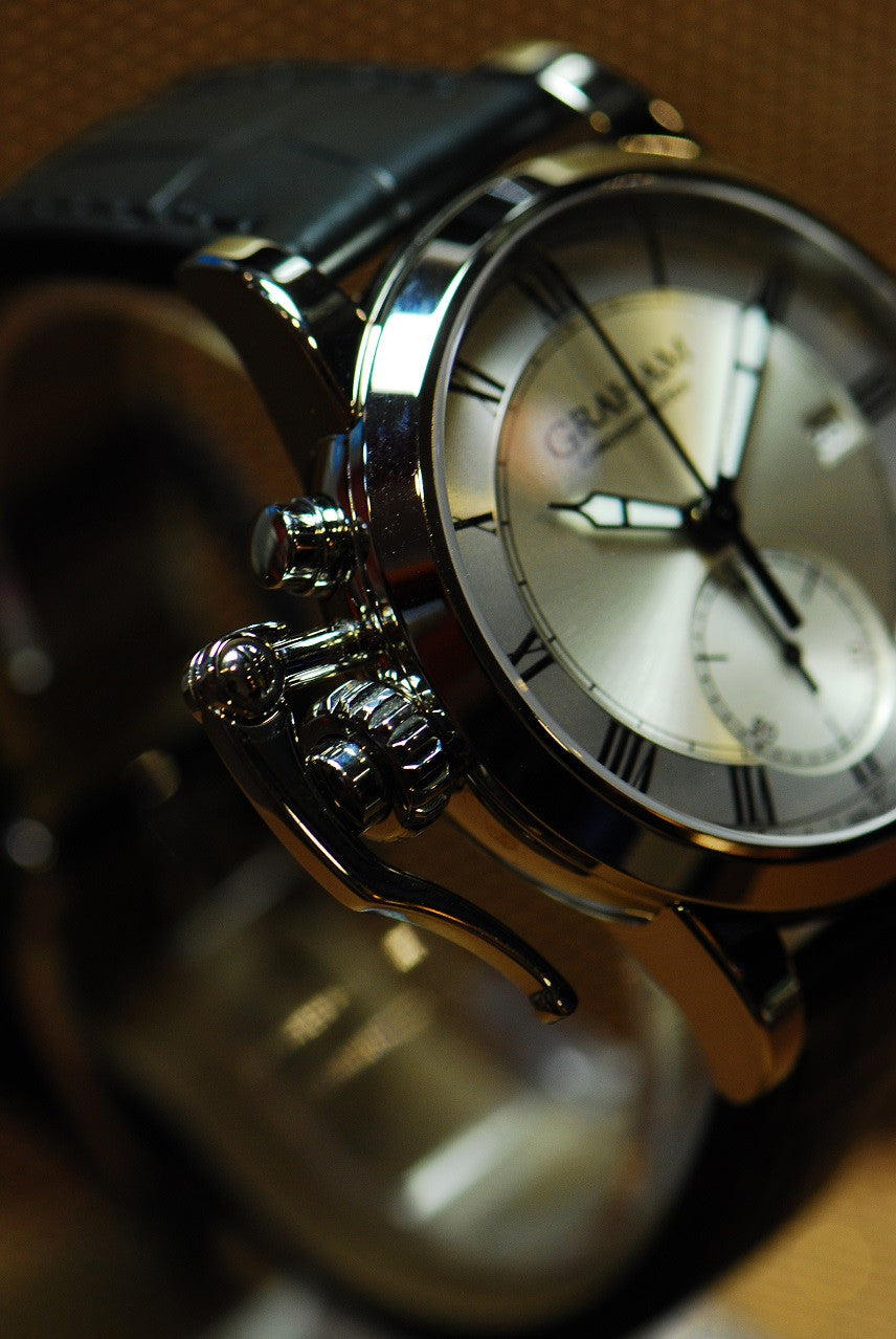 [SOLD] GRAHAM CHRONOFIGHTER 1695 SILVER 925 CHRONOGRAPH (NEW - UNWORN)