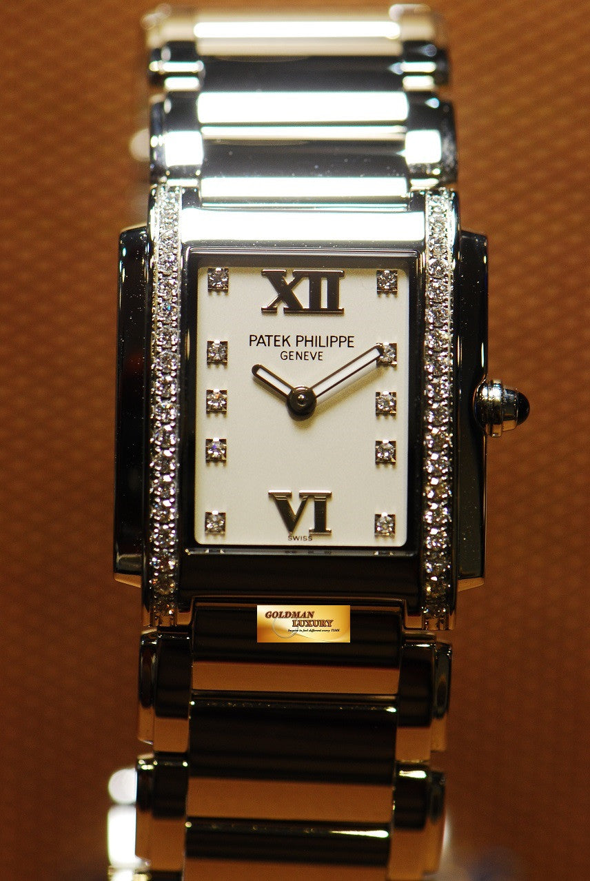 [SOLD] PATEK PHILIPPE TWENTY – 4 LADIES DIAMONDS QUARTZ (LNIB)