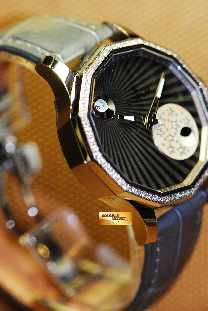 [SOLD] CORUM ADMIRAL LADIES DIAMOND MYSTERY MOON AUTOMATIC (MINT)