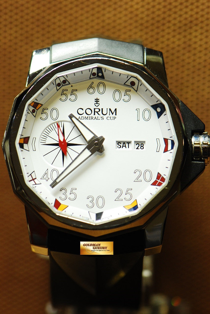 [SOLD] CORUM ADMIRAL'S CUP 48mm AUTOMATIC WHITE (NEAR MINT)
