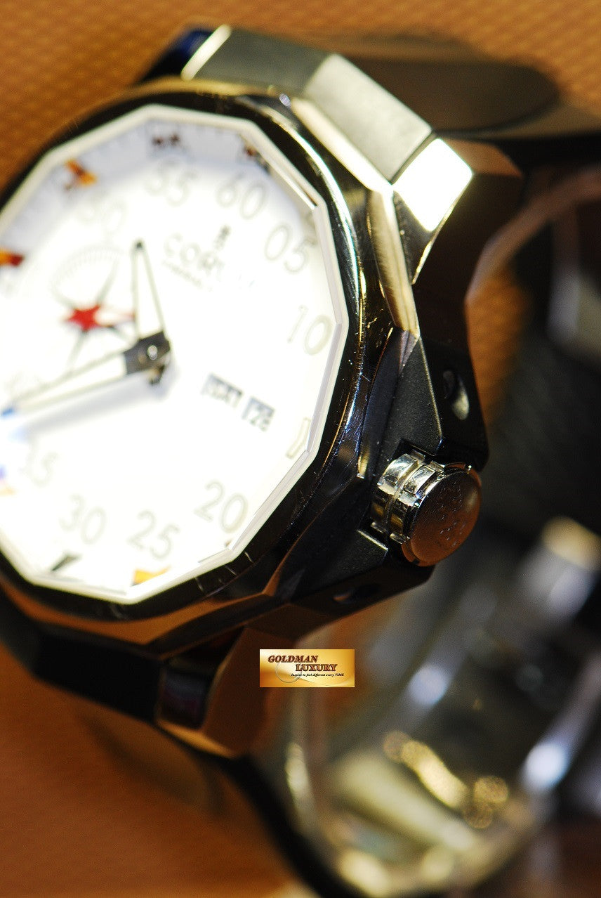 [SOLD] CORUM ADMIRAL'S CUP 48mm AUTOMATIC WHITE (NEAR MINT)