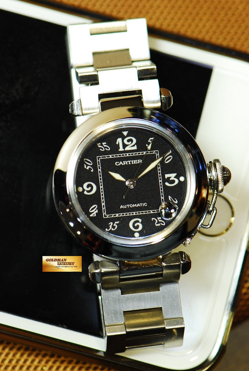 [SOLD] PASHA De CARTIER 35mm SS AUTOMATIC (NEAR MINT)