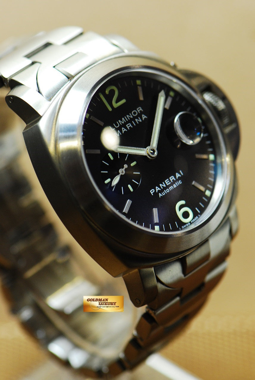 [SOLD] PANERAI LUMINOR MARINA PAM 91 AUTOMATIC (RARE BLUE) (MINT)